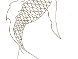Easy Way to Draw A Fish Nice Fish Drawing Could Be Adapted for Stained Glass Koi