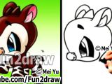 Easy Way to Draw Animals New Drawing Video Cartoon Tutorial Okapi How to Draw