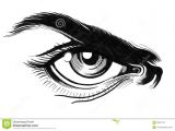 Eyes Drawing Black and White Angry Eye Stock Illustration Illustration Of Sketch 92561167