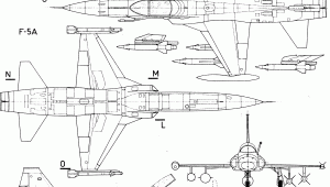 F Drawings Blueprints northrop F 5 Blueprint Aircraft Modern Post 1950 Aircraft