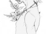 Flowers Drawing Manga Image Via We Heart It Art Black White Draw Flower Manga