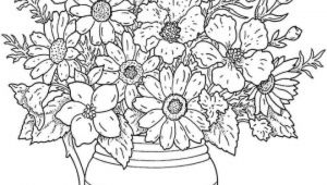 Flowers Vase Drawing with Colour Fresh Flowers to Color Creditoparataxi Com