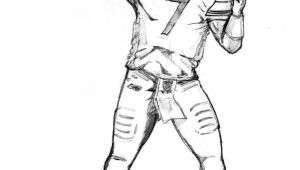 Football Player Drawing Easy How to Draw Football Players Football Player Coloring