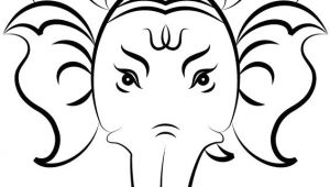 Ganpati Bappa Easy Drawing A A A A A In 2019 Ganesha Drawing Ganesha