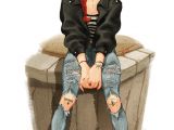 Girl with Jeans Drawing Pin by Coto Chan On Drawing Art Girl Character Design