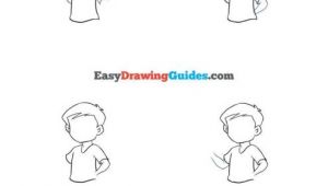 How to Draw A Person Cartoon Easy How to Draw A Boy Drawing Tutorials for Kids Easy