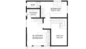 How to Draw A Two Story House Easy Floor Plan with Open to Below Second Floor Denah Rumah Rumah