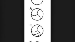 How to Draw A Volleyball Easy How to Draw A Volleyball Volleyball Training Volleyball