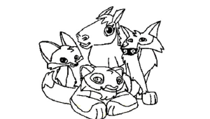 How to Draw Animal Jam Fox Animal Jam Coloring Pages Fox Coloring Pages Animal Jam