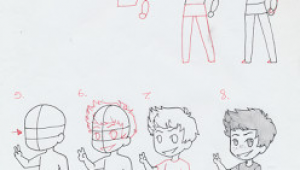 How to Draw Anime Child Manga Interest Chibi Boy Standing How to Draw A Chibi Boy