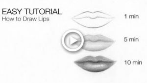 How to Draw Easy Lips for Beginners How to Draw Lips Mouth In 10 Minutes Easy Tutorial for