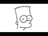 How to Draw Homer Simpson Head Easy How to Draw Bart Simpson From the Simpsons Character Youtube