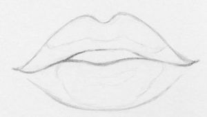 How to Draw Lips Easy for Kids How to Draw Lips 10 Easy Steps Skicovana Techniky