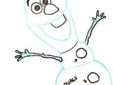 How to Draw Olaf Easy How to Draw Olaf the Snowman From Frozen with Easy Steps