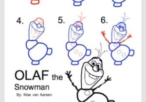 How to Draw Olaf Easy Pin Auf Zeichnungen