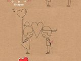 I Love Cartoon Drawing How to Draw Cartoon Kids In Love From the Word Love In This Easy