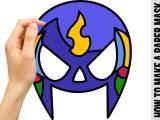 Mask Drawing Easy How to Make El Primo Mask A Cute Easy Drawings Tutorial for