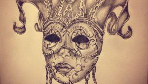 Masquerade Mask Drawing Easy Carnival Mask Tattoo Sketch B Mask Tattoo Venetian Mask