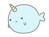 Narwhal Drawing Tumblr Kawaii Narwhal Stickers Apple Device Decoration Pinterest