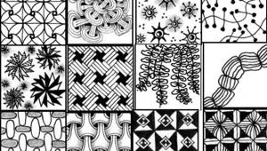 Pattern Drawing Easy Zentangle Patterns for Beginners Sheets Bing Images