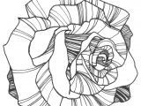 Printable Drawing Of A Rose Nicole Illustration Flower Power Rose Coloring Page Colouring