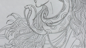 Shivling Drawing Easy Lord Shiva Sketches India Art Lord Shiva