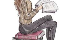 Simple Drawing Of A Girl Reading A Book 272 Best Reading Illustrations Images Illustrations Books to Read