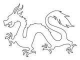 Simple Drawings Of Chinese Dragons How to Draw Chinese Dragons with Easy Step by Step Drawing Lesson