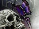 Skull Drawing butterfly butterfly Design for Cover Up Things I Love Pinterest Skull