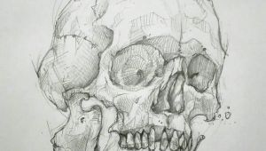 Skull Drawing Funny Doodlin Skulls On Day Off Dirkartnyc Drawing Skull Tattoo
