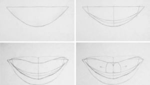 Smile Drawing Easy How to Draw Teeth and Lips 7 Easy Steps Drawing Teeth
