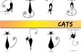 Stick Drawing Of A Cat Stick Figure Black Vector Stick Figures Pinterest Drawings
