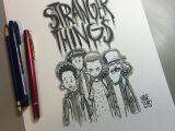 Stranger Things Drawing Pinterest Image Of Stranger Things Daily Sketch Character Stranger Things