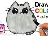 Toilet Drawing Easy How to Draw Color Pusheen Cat Step by Step Easy Cute