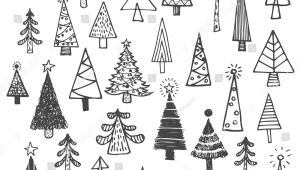 Trees that are Easy to Draw Christmas Tree White Spruce Fir Fir Tree Simple Drawing Set