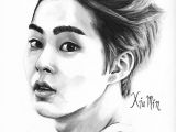Tumblr Drawing Kpop Xiumin Fan Art by Fallthrustardust Myhappyexobubble Fanart