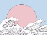 Tumblr Drawing Waves Japanese Waves Cute Arts Pinterest Art Drawings and Laptop