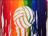 Volleyball Drawing Ideas Crayon Rainbow Volleyball Art Cool if You Like Doing