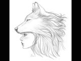 Wolf and Girl Drawing Easy How to Girl Wolf Drawing Let S Learn Drawing