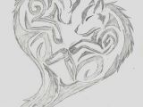 Wolf Drawing Heart Wolf Heart Wolf Tribal Heart by Wolfhappy On Deviantart Tatoo