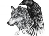Wolf Drawing Small Ravenwolf Google Search Adelle Leclair Tattoos Raven Tattoo