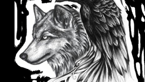 Wolf Drawing Transparent Ravenwolf Google Search Adelle Leclair Tattoos Raven Tattoo